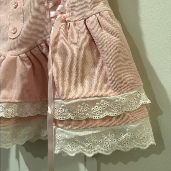 Pink Lace-Up Skirt Size S - Picture 4 of 6